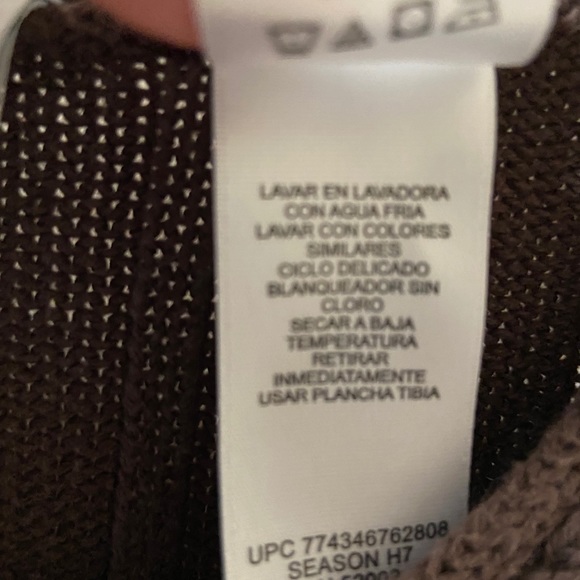 Liz Claiborne brown sweater - Picture 3 of 4